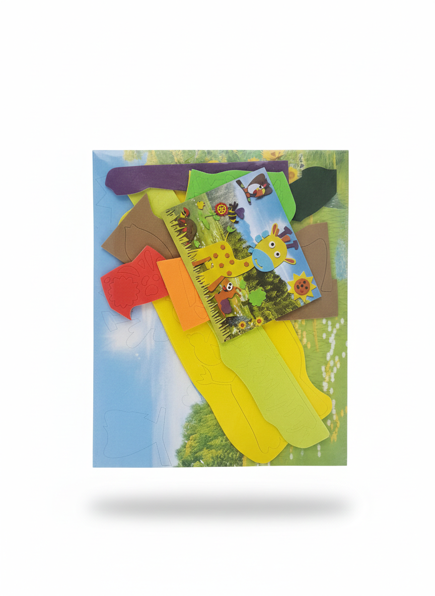 3D Foaming Sticking Activity for Kids - Kinder Kreato