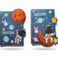 Astronaut Themed Spiral Bound Notebook - Kinder Kreato
