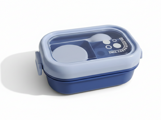 Plastic Lunch Box with Stainless Steel Interior