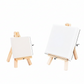Canvas with Wooden Easel – 4x4 & 6x6 Inches