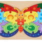 Wooden Butterfly Shape Puzzle for Kids | Preschool Educational Jigsaw Learning Toy - Kinder Kreato