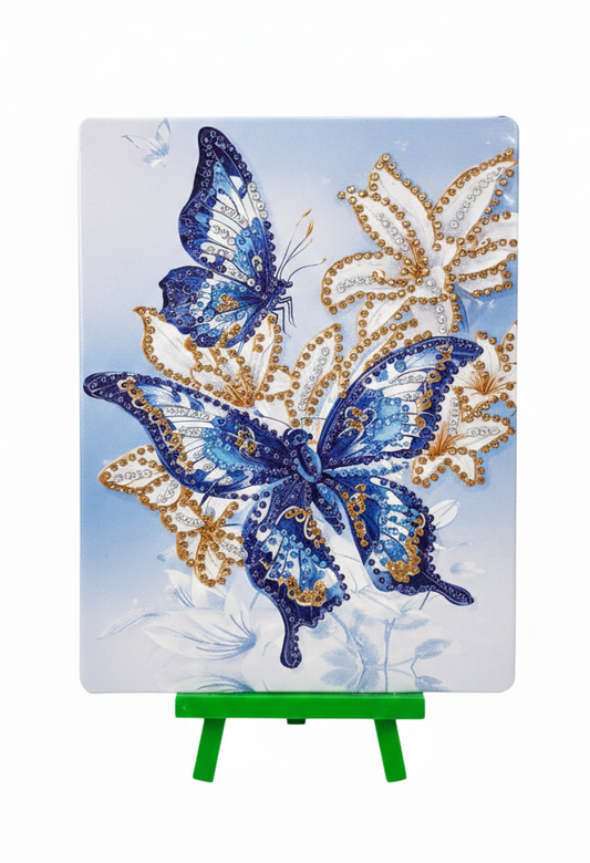 5D Crystal Diamond Painting Kit | Butterflies - Kinder Kreato