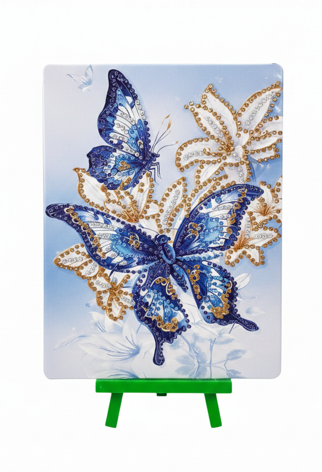 5D Crystal Diamond Painting Kit | Butterflies - Kinder Kreato