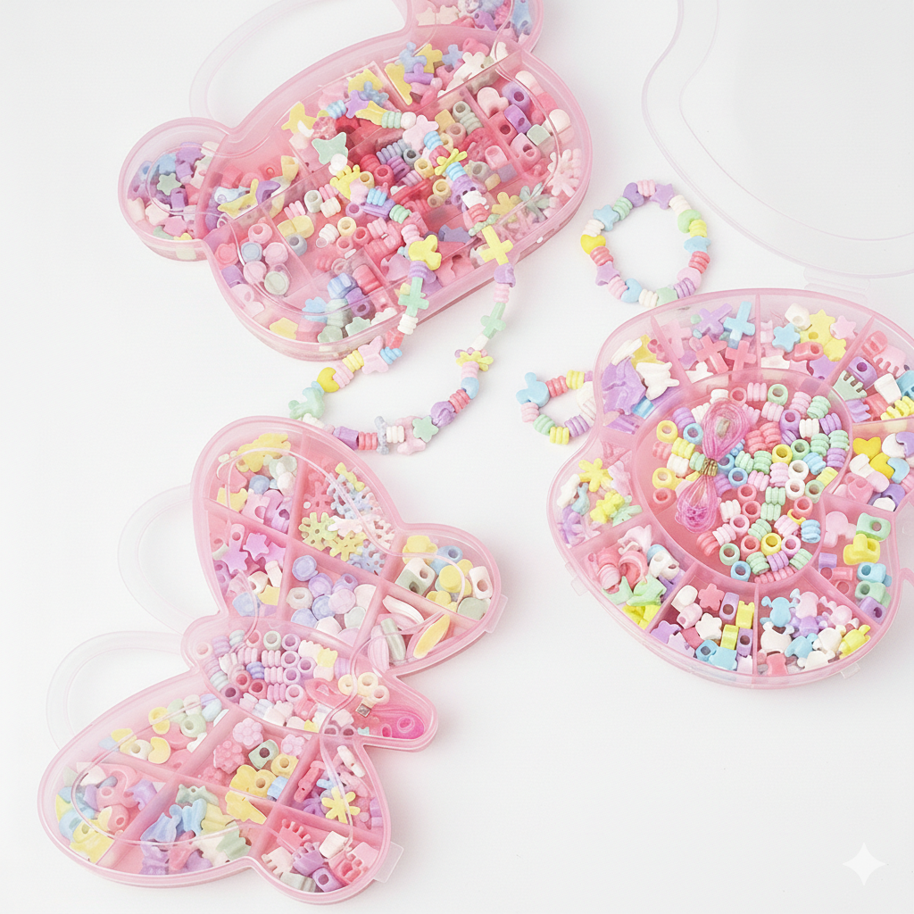 DIY Handmade Beads Set – Creative Jewelry Making Kit - Kinder Kreato