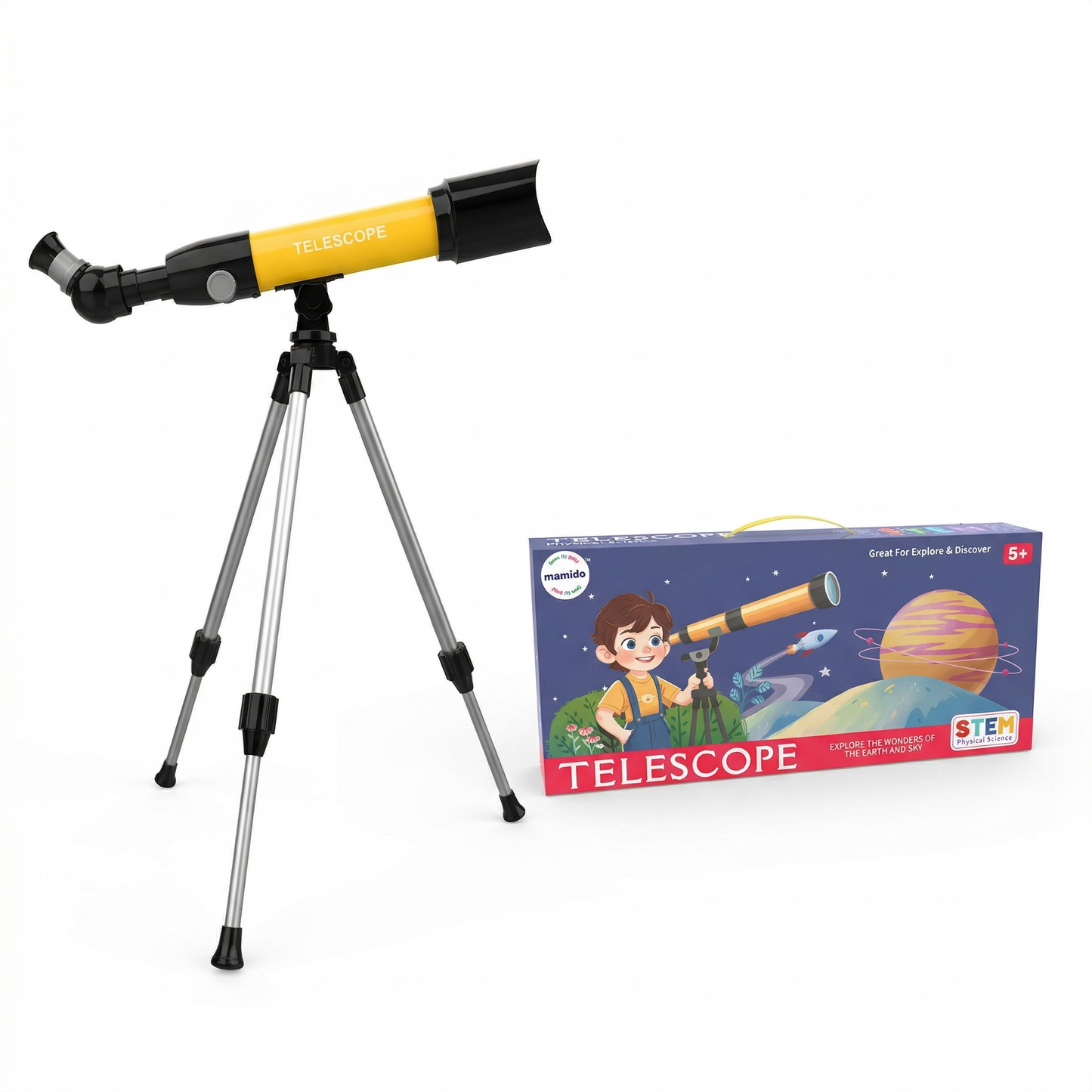 80X Polyprism Mini Astronomy Telescope for Kids