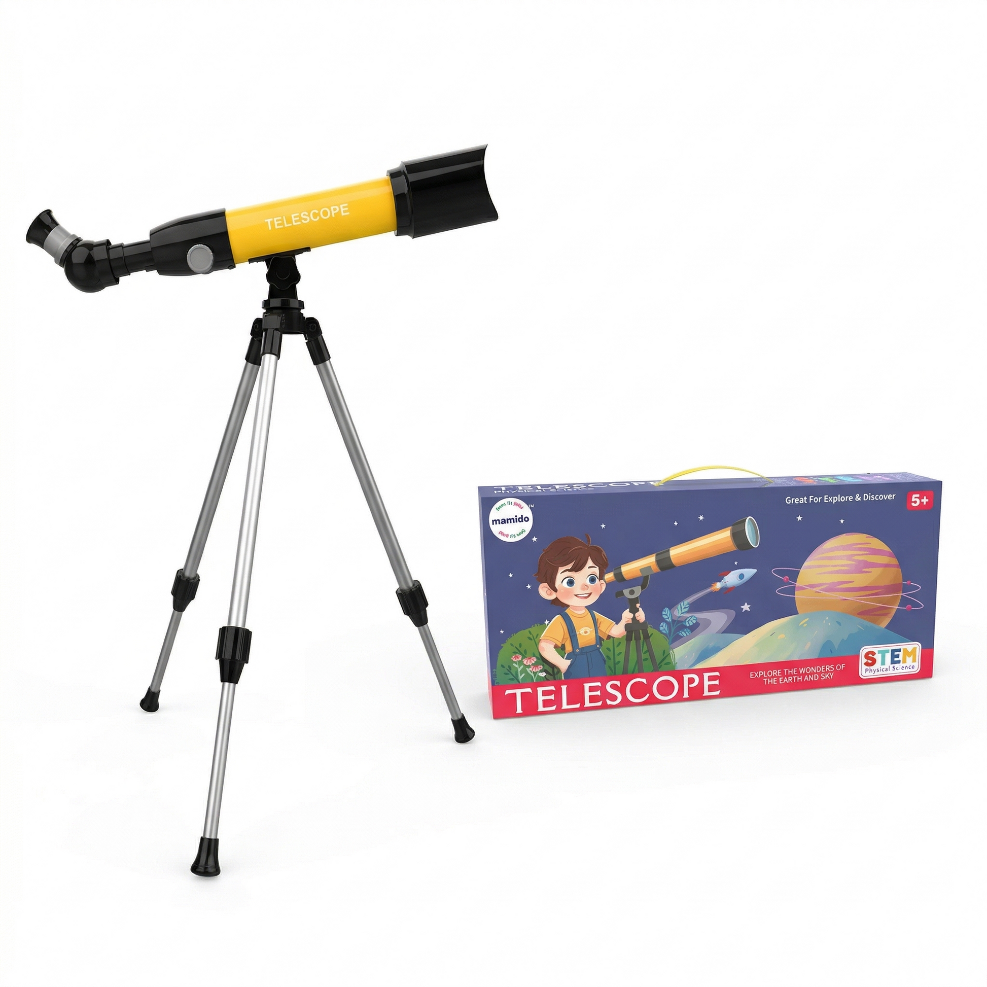 80X Polyprism Mini Astronomy Telescope for Kids