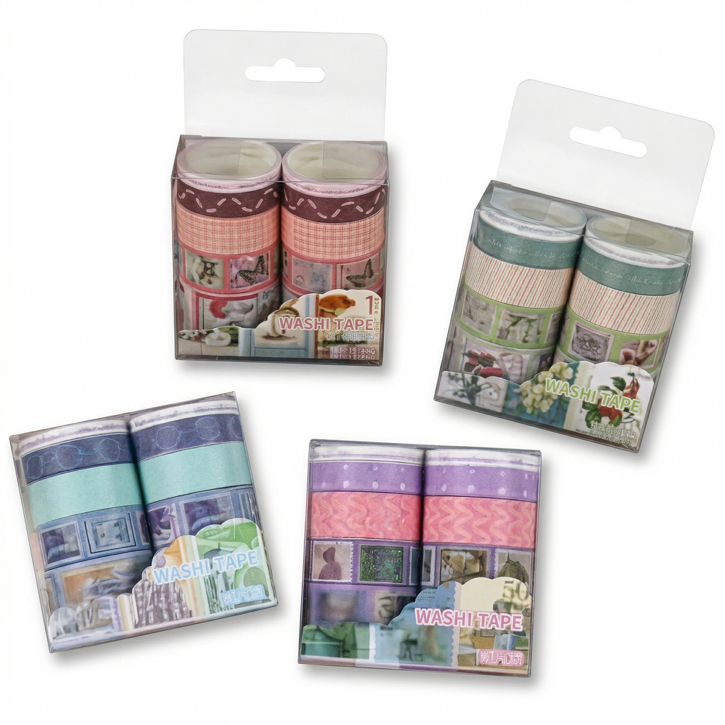 Washi Tape Set – 10 Rolls (2m Each)