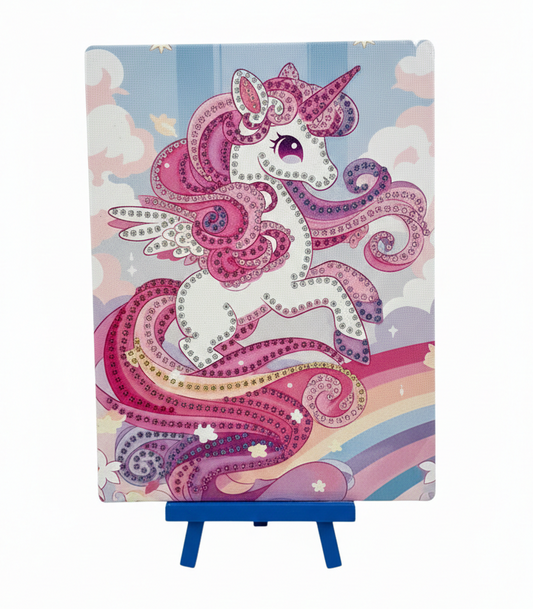 5D Crystal Diamond Painting Kit | Unicorn - Kinder Kreato