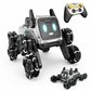 2.4GHz RC 8-Wheels Stunt Robot Dog