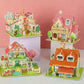 3D DIY Puzzle Model House – Paper Jigsaw Building Kit - Kinder Kreato