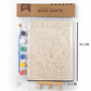 DIY Painting Art Kit | Wooden Canvas With Stand - Kinder Kreato