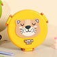 Stainless Steel Double Layer Cute Animal Round Lunch Box