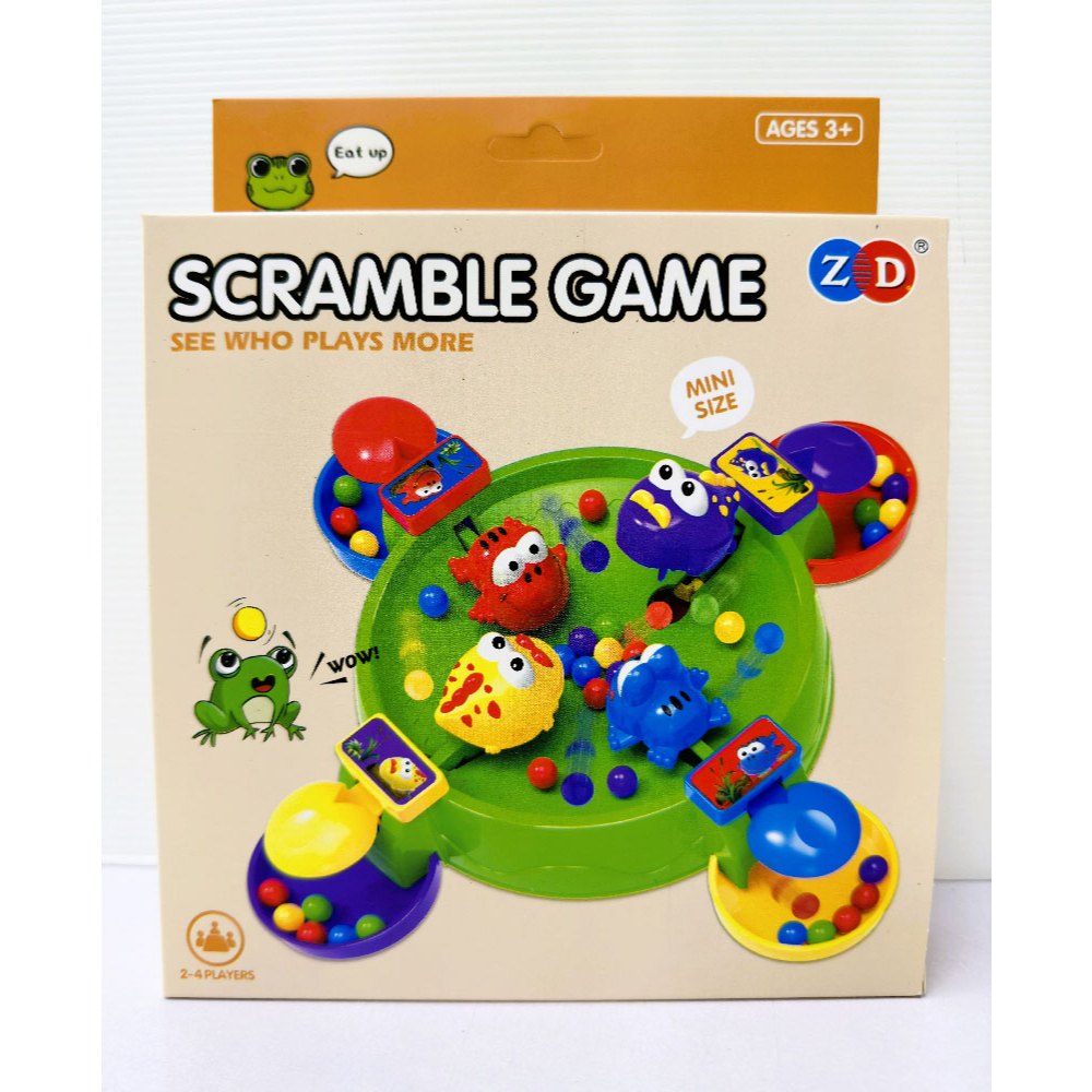 Hungry Frogs Scramble Game - Kinder Kreato