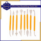 Keep Smiling 8pcs (Yellow) Clay Sculpting Tools - Kinder Kreato