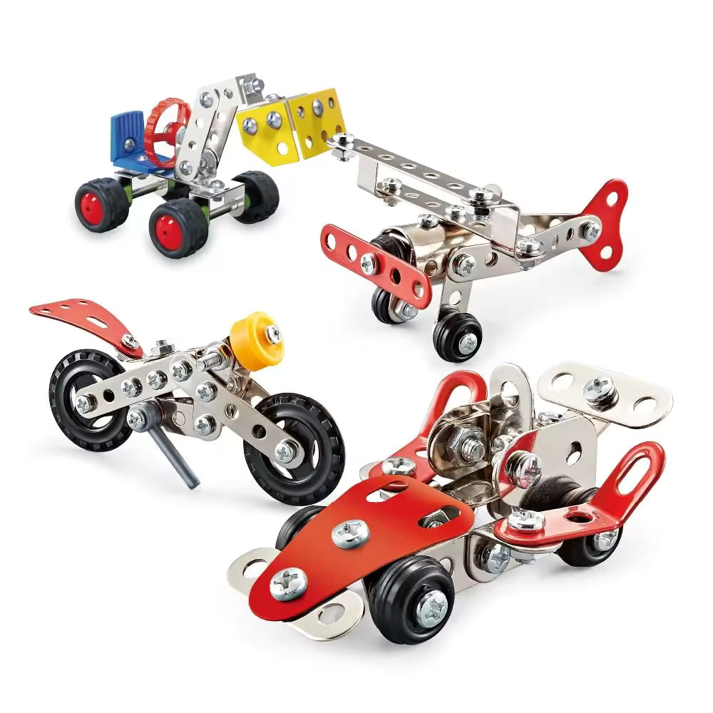 Metal Construction Set for Kids – DIY Building & Engineering Toy - Kinder Kreato
