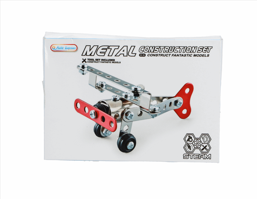 Metal Construction Set for Kids – DIY Building & Engineering Toy - Kinder Kreato