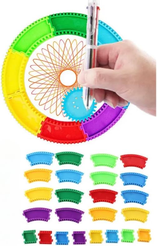 Power Box Spirofun: Geometric Spiro Art Kit - Templates for Arts - Kinder Kreato