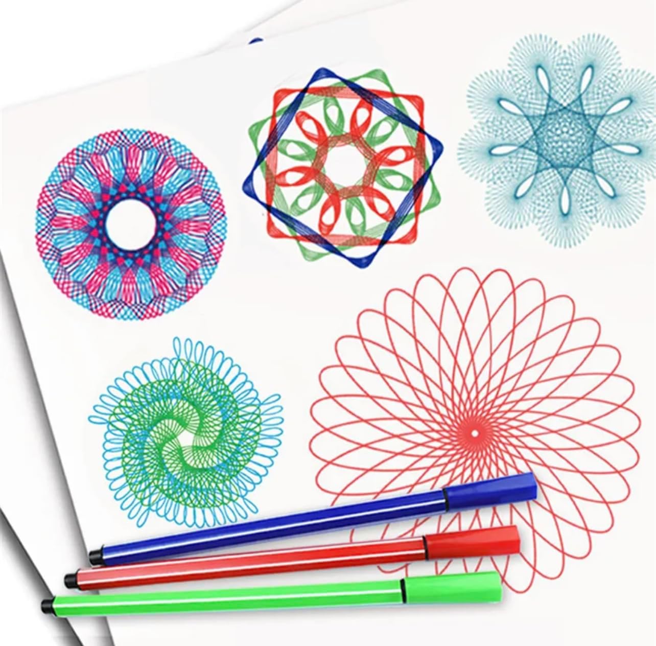 Power Box Spirofun: Geometric Spiro Art Kit - Templates for Arts - Kinder Kreato