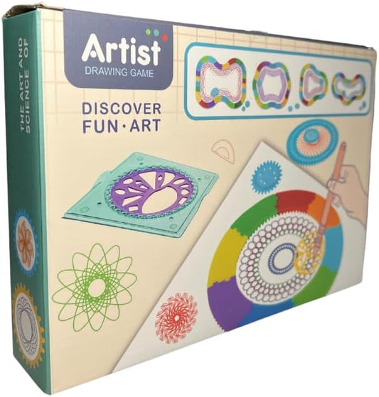 Power Box Spirofun: Geometric Spiro Art Kit - Templates for Arts - Kinder Kreato