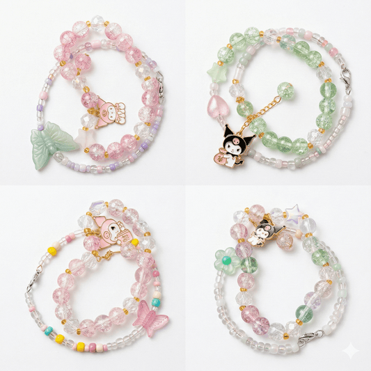 Premium Quality Charm Beads Bracelet for Girls – Stylish Accessory with Gift Box - Kinder Kreato