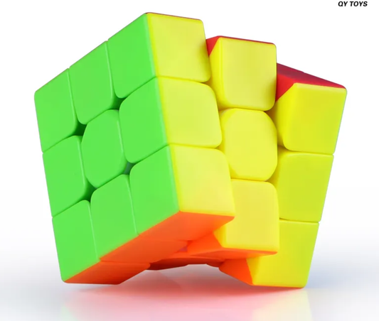 Rubiks Cube | Original Qy Warrior Stickerless 3x3 Speed Cube