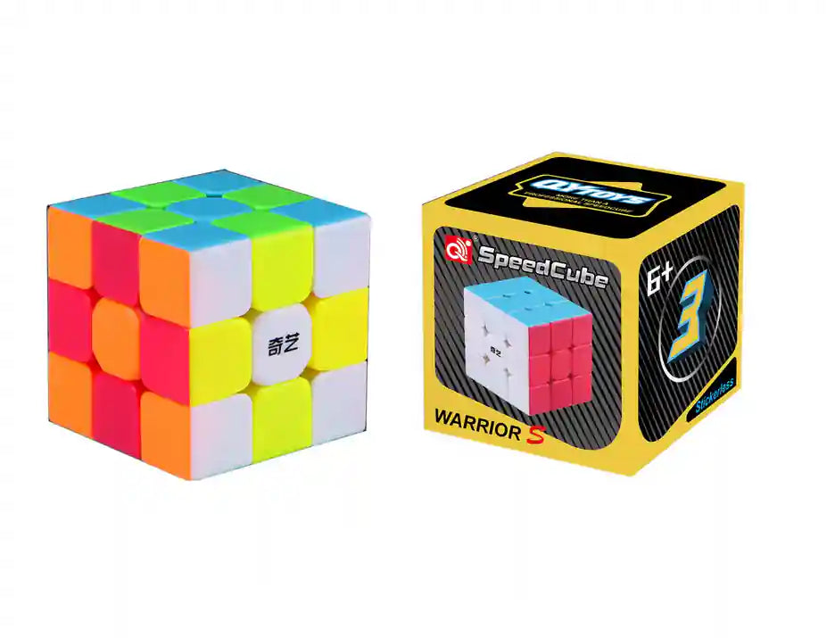 Rubiks Cube | Original Qy Warrior Stickerless 3x3 Speed Cube - Kinder Kreato
