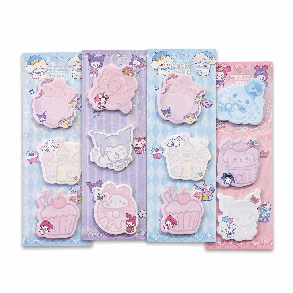 Sanrio Sticky Notes – Cute Cartoon Memo Pads - Kinder Kreato