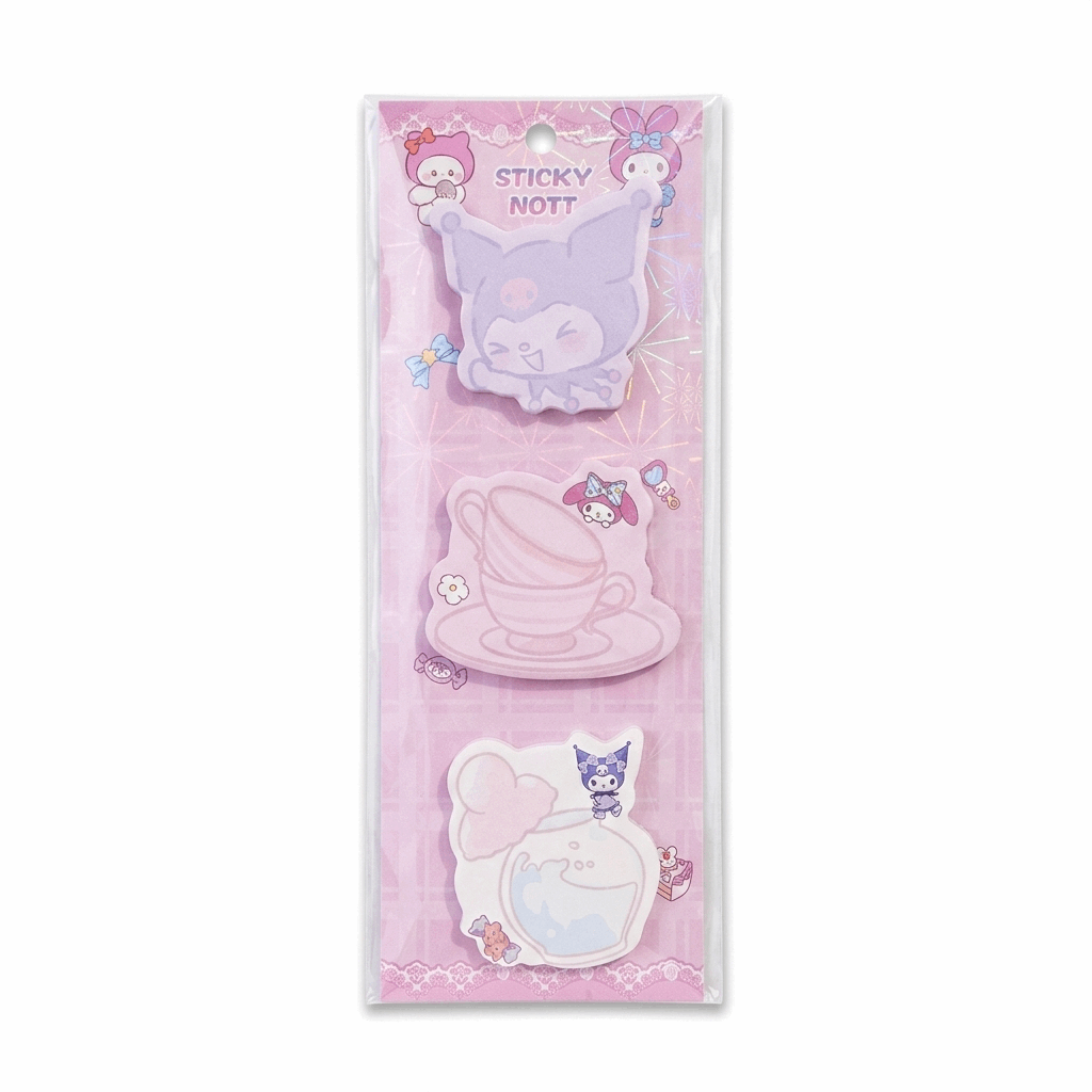 Sanrio Sticky Notes – Cute Cartoon Memo Pads - Kinder Kreato