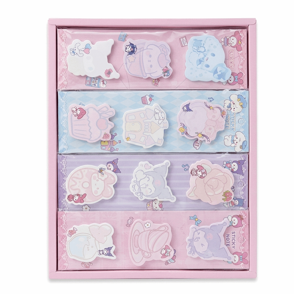 Sanrio Sticky Notes – Cute Cartoon Memo Pads - Kinder Kreato