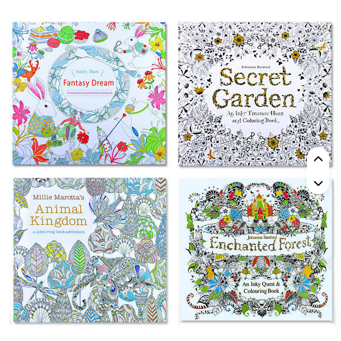 Colored Pencil Coloring Books – Set of 8 | Relax & Create Art - Kinder Kreato