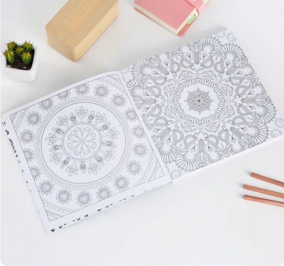 Colored Pencil Coloring Books – Set of 8 | Relax & Create Art - Kinder Kreato