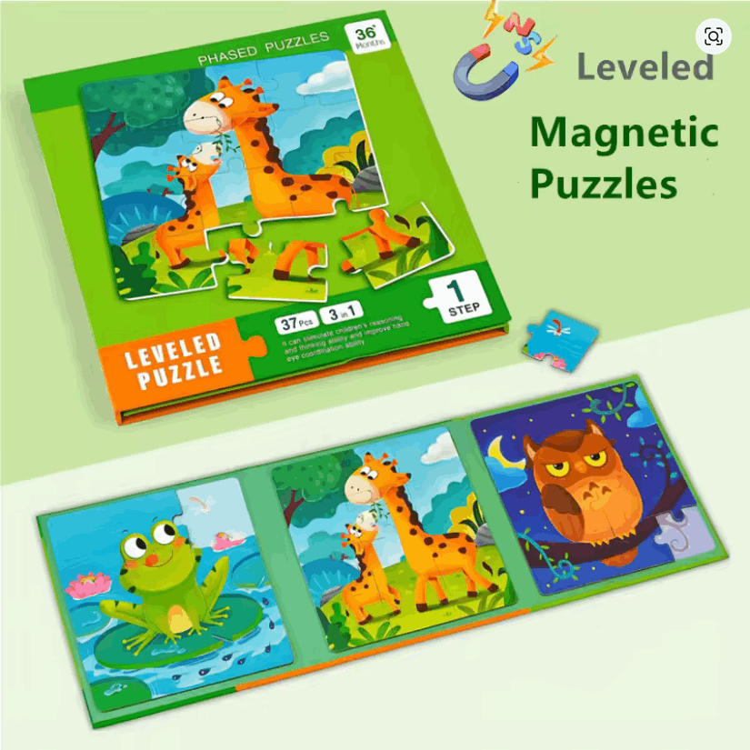 Set of 5 Magnetic Puzzle Books - Kinder Kreato