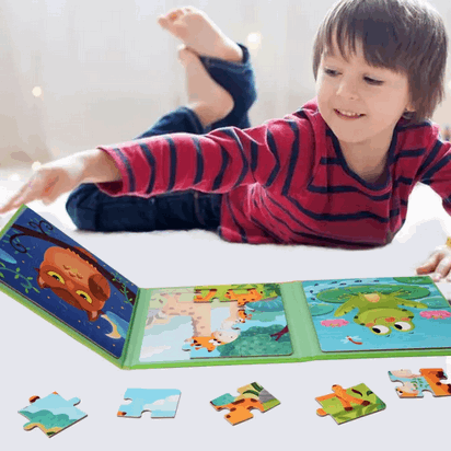 Set of 5 Magnetic Puzzle Books - Kinder Kreato