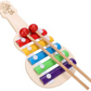 Wooden Xylophone Guitar Shaped Musical Toy - Kinder Kreato