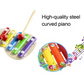 Wooden Xylophone Guitar Shaped Musical Toy - Kinder Kreato