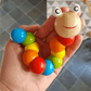 Baby Caterpillar Wooden Toy - Kinder Kreato