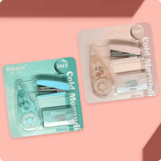 Cutie Stapler and Correction Tape Set - Kinder Kreato