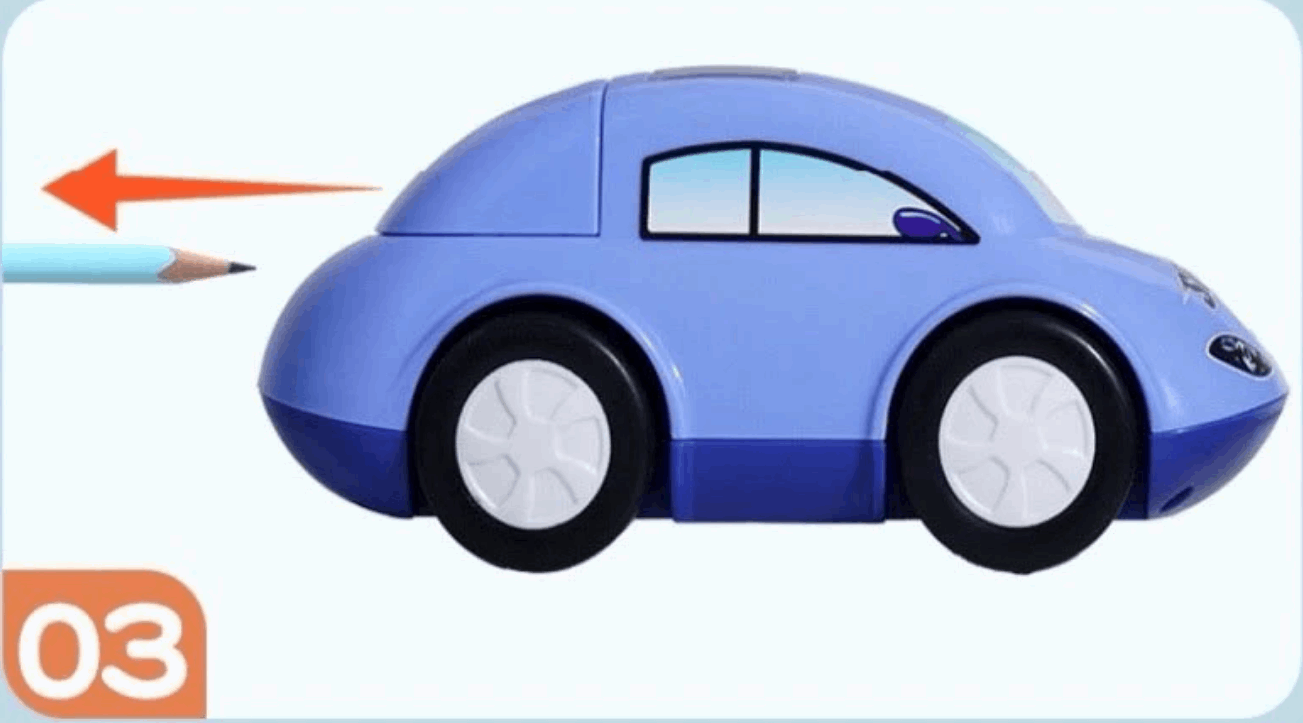 Car Pencil Mechanical Sharpener - Kinder Kreato