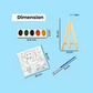 DIY Canvas Painting Kit With Mini Easel Stand - Kinder Kreato