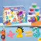 Kids Play Dough Mathematics & Shape Learing Tools Set