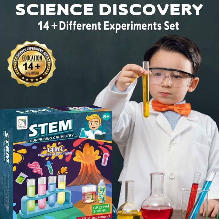 14 in 1 Chemical Experiment - STEM Surprising Chemistry - Kinder Kreato