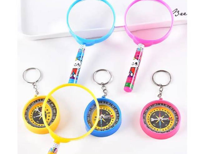 STEM Magnifying Glass with Compas for Kids