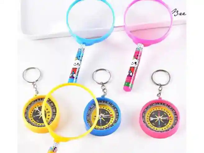 STEM Magnifying Glass with Compas for Kids - Kinder Kreato