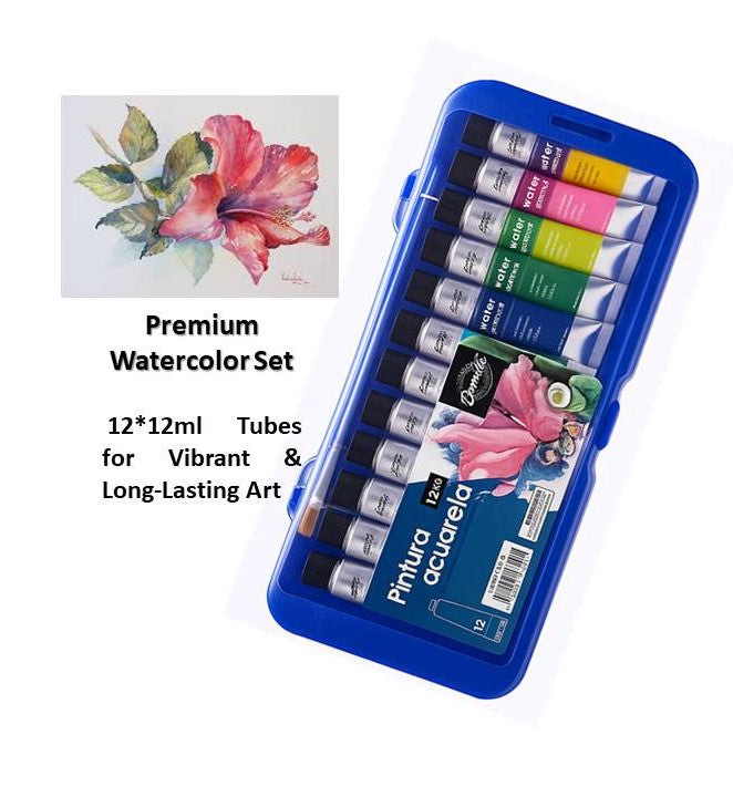 Premium Watercolor Paint Set - 12*12ml