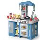 72 Pcs Talented Chef Kitchen Set for Kids | Play Kitchen with Music, Light, Sound, Spray & Boiling Effects - Kinder Kreato