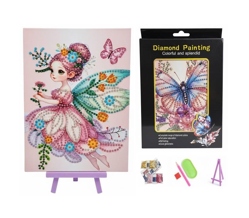 5D Crystal Diamond Painting Kit | Fairy - Kinder Kreato
