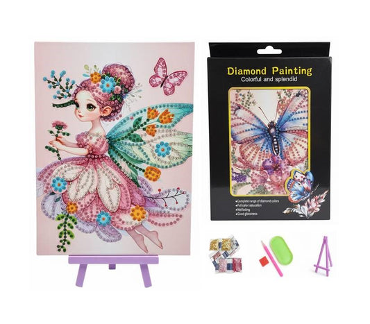 5D Crystal Diamond Painting Kit | Fairy - Kinder Kreato