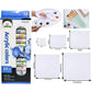 Complete Painting Set – 5 Canvas Boards + 6 Brush Set + 12 Acrylic Paints + Color Mixing Tray - Kinder Kreato