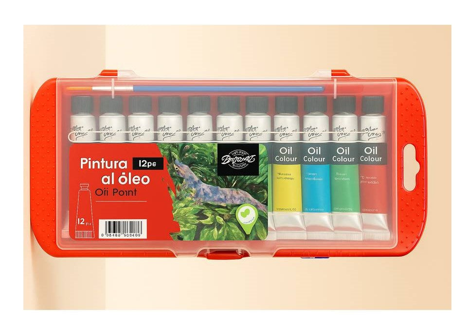 Baroque Oil Paints Set – 12 Colors x 12ml Tubes