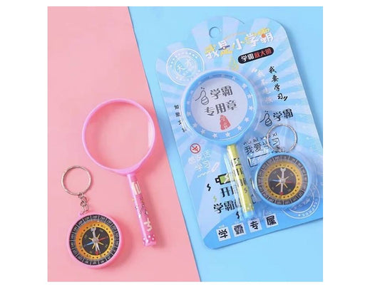 STEM Magnifying Glass with Compas for Kids